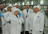 В Тюменской области Danon открыл новый цех по производству творога