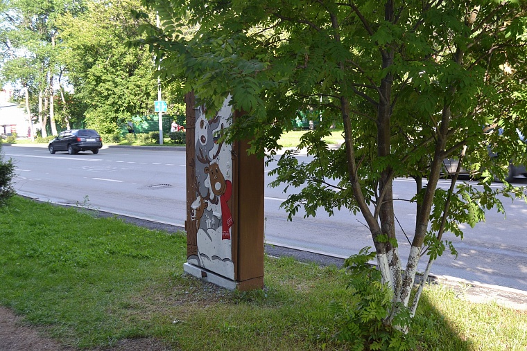 Тюмень в рисунках уличных художников