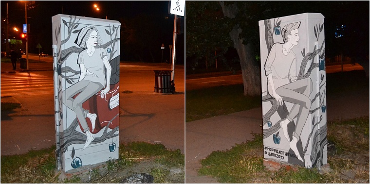 Тюмень в рисунках уличных художников