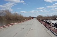 В Ялуторовском районе закрыли мост на время паводка