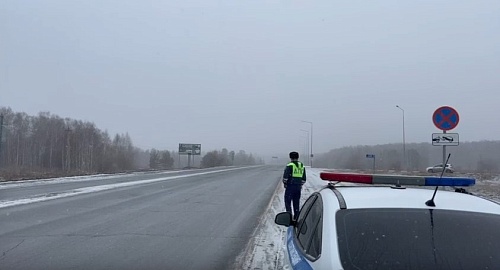 Водителей предупреждают о плохой видимости на трассе Тюмень - Ханты-Мансийск